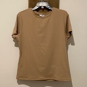 Time and Tru Camel Short Sleeve Tee